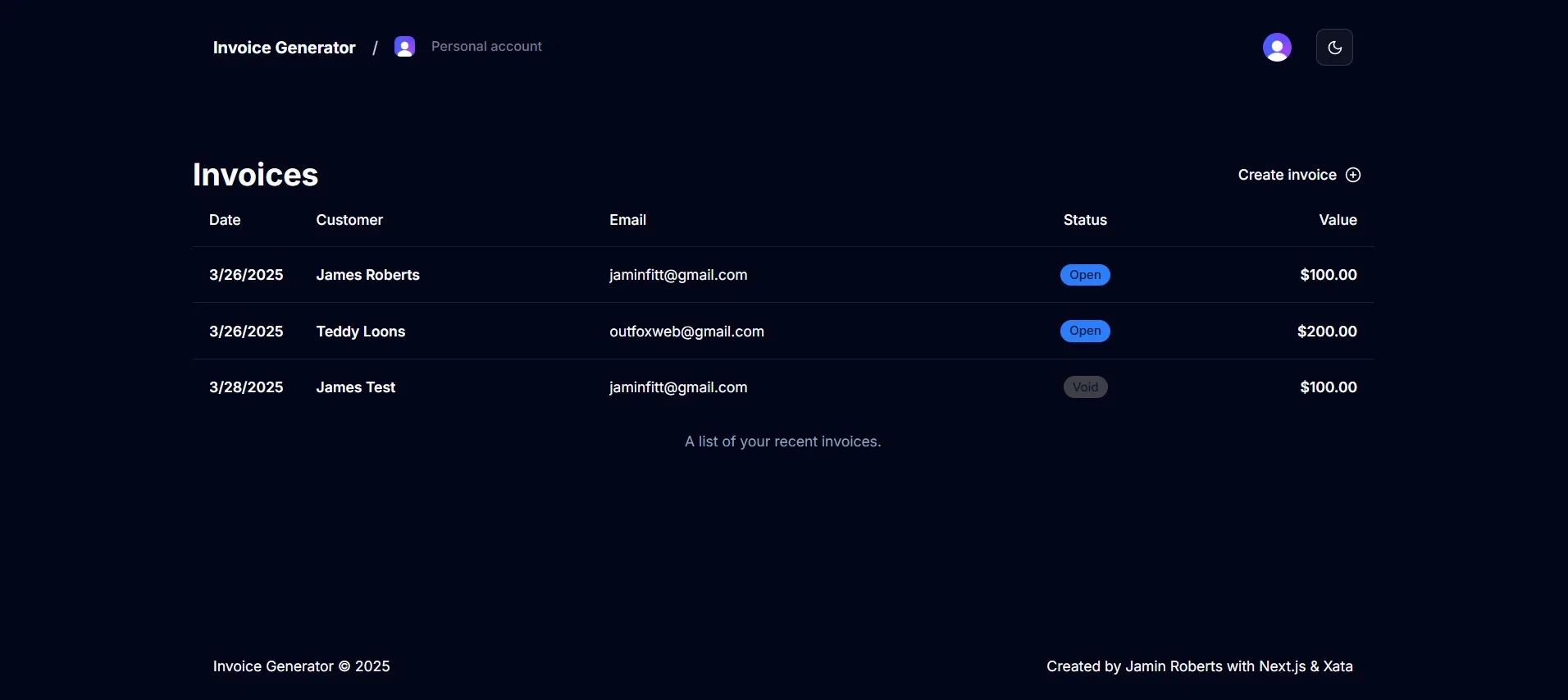 Cover image for Invoice Generator